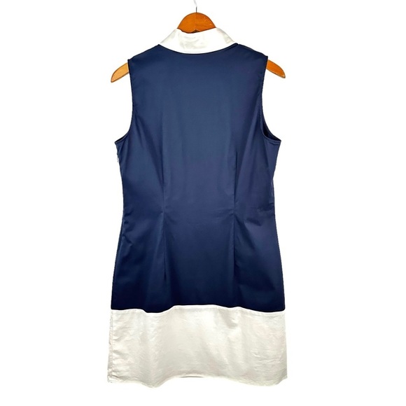 SAIL TO SABLE Nautical Sleeveless Colorblock Tunic Shift Dress - Picture 3 of 9